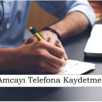 amcayı telefona kaydetme isimleri