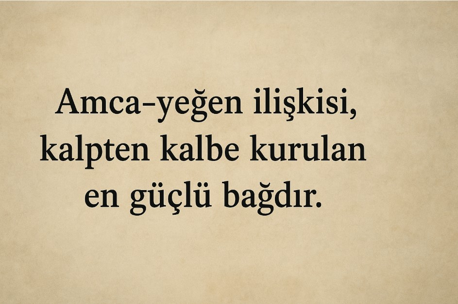 amca sözleri